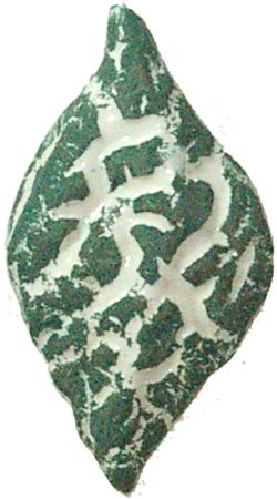 7038 Kabartma Yeşil Krakle