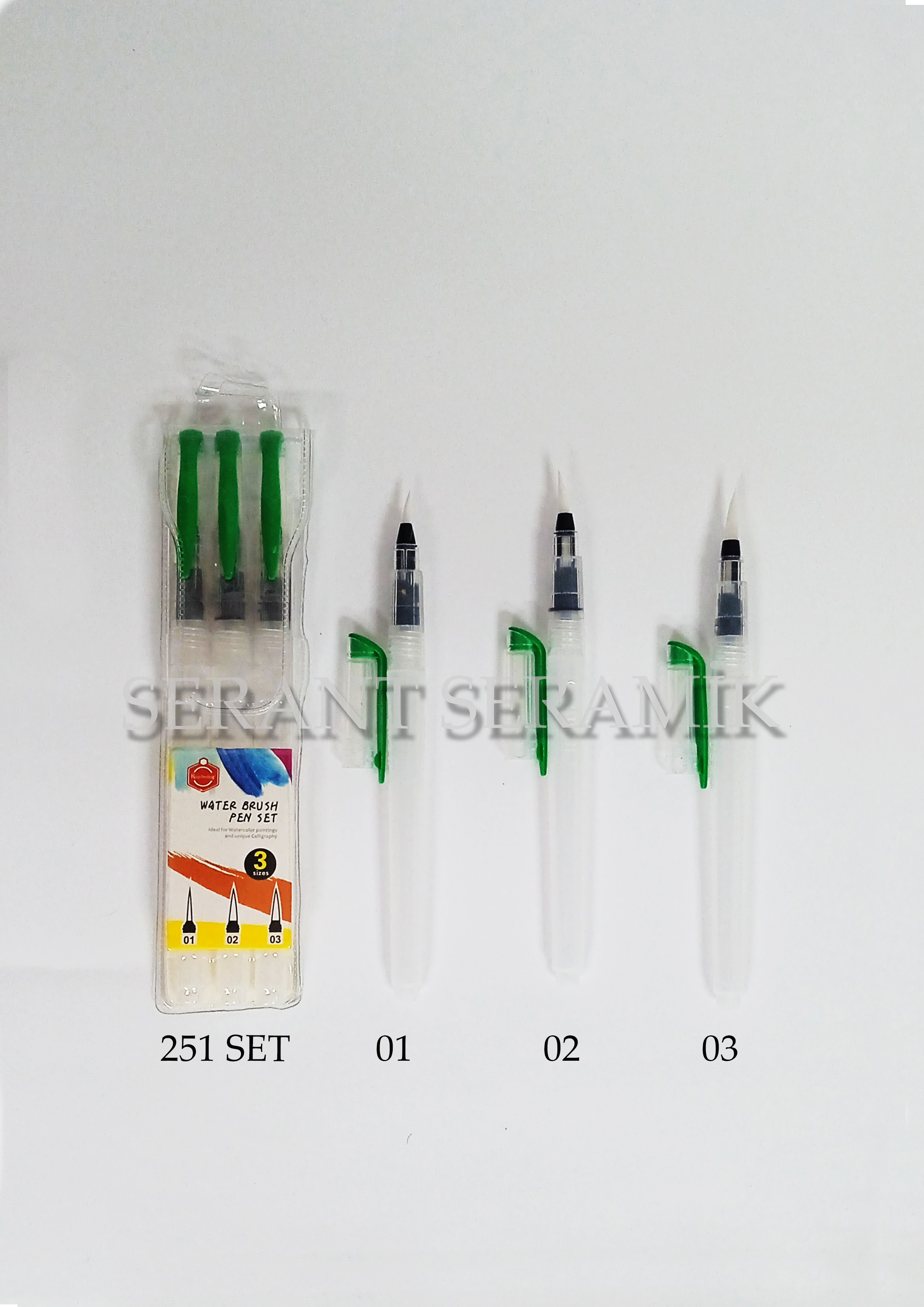 251-2 Tüplü Fırça Seti