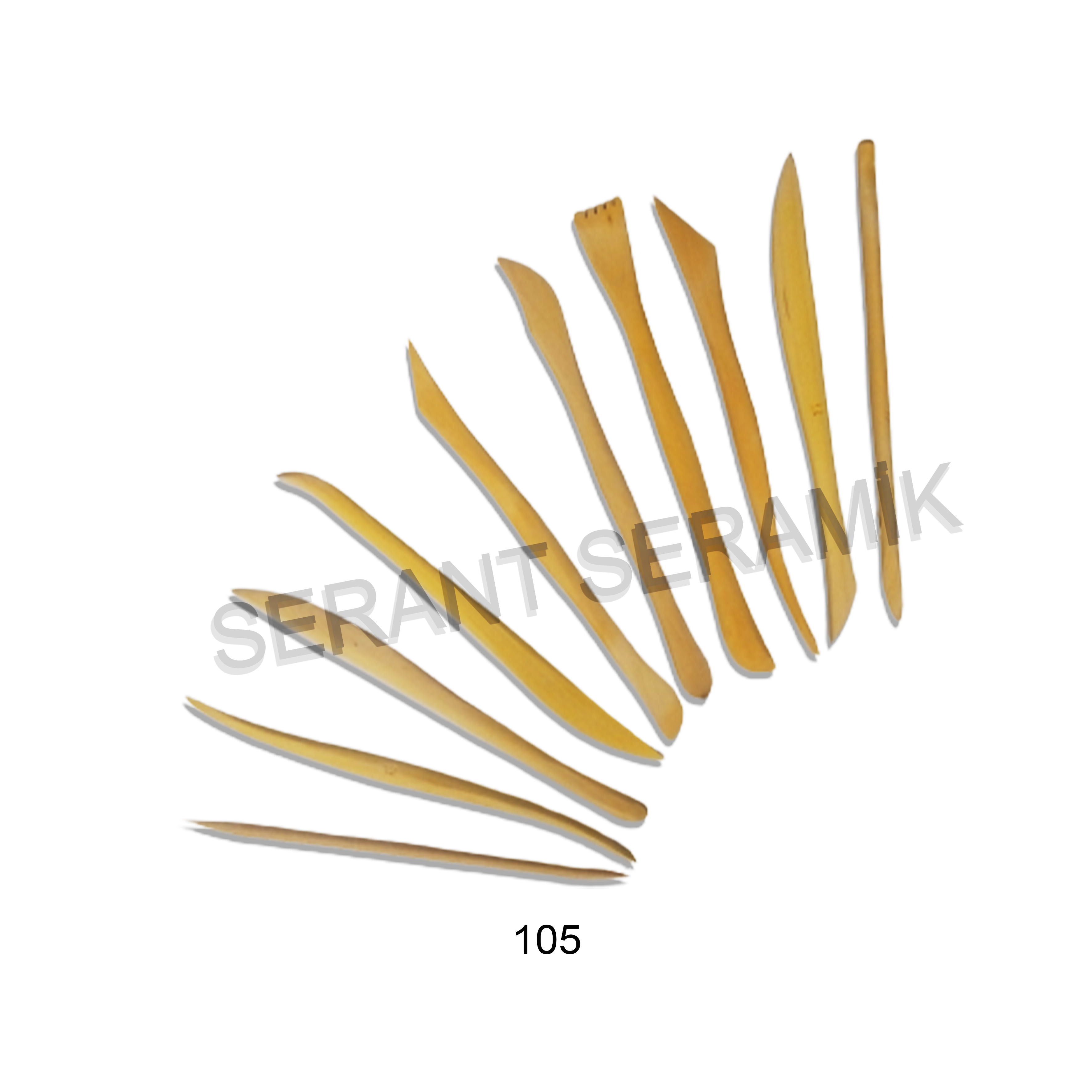 105 Ahşap Modelaj Aletleri